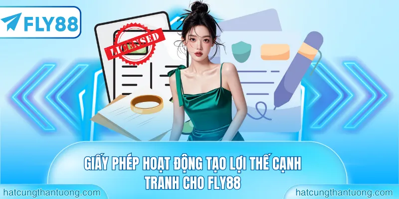 Giấy phép hoạt động tạo lợi thế cạnh tranh cho FLY88
