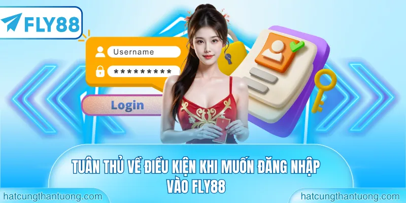 Tuân thủ về điều kiện khi muốn đăng nhập vào Fly88